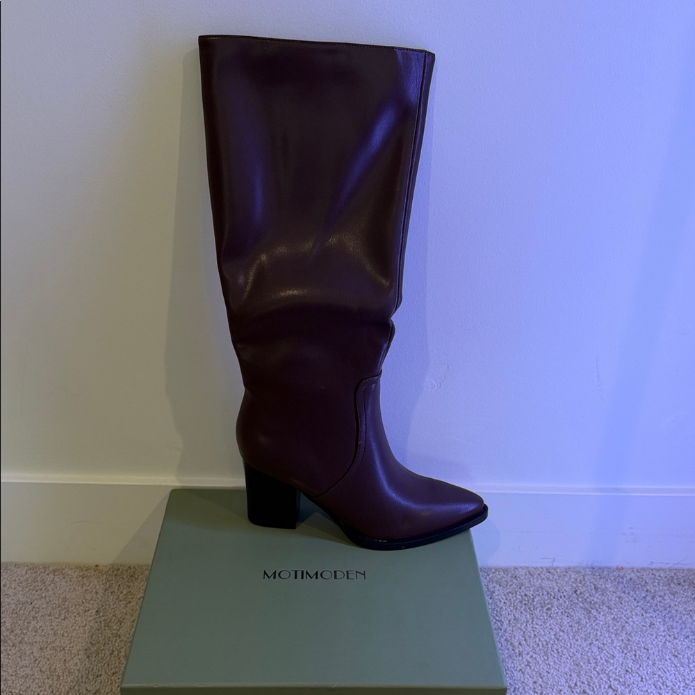 Women's Purple Knee-High Boots